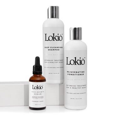 Lokió Natural Hair Growth Complete Care Bundle