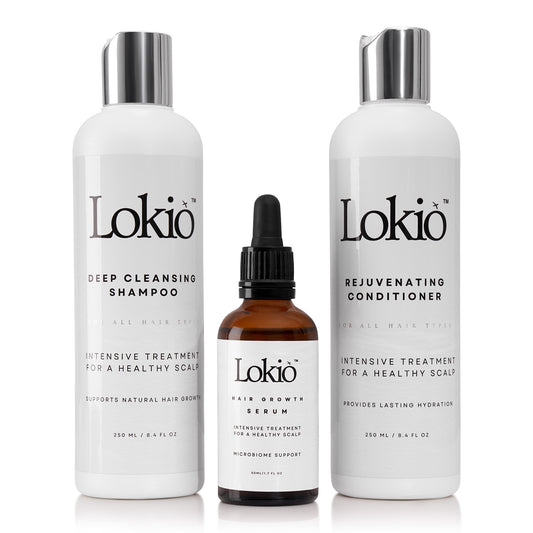 Lokió Natural Hair Growth Complete Care Bundle