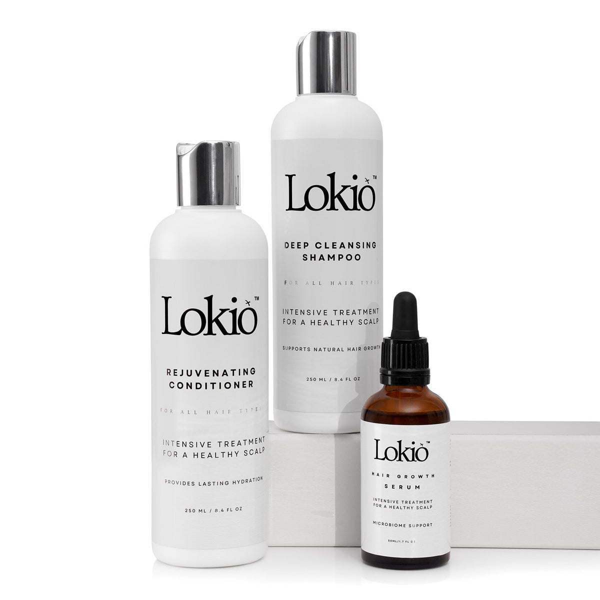 Lokió Natural Hair Growth Complete Care Bundle