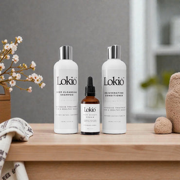 Lokió Natural Hair Growth Complete Care Bundle